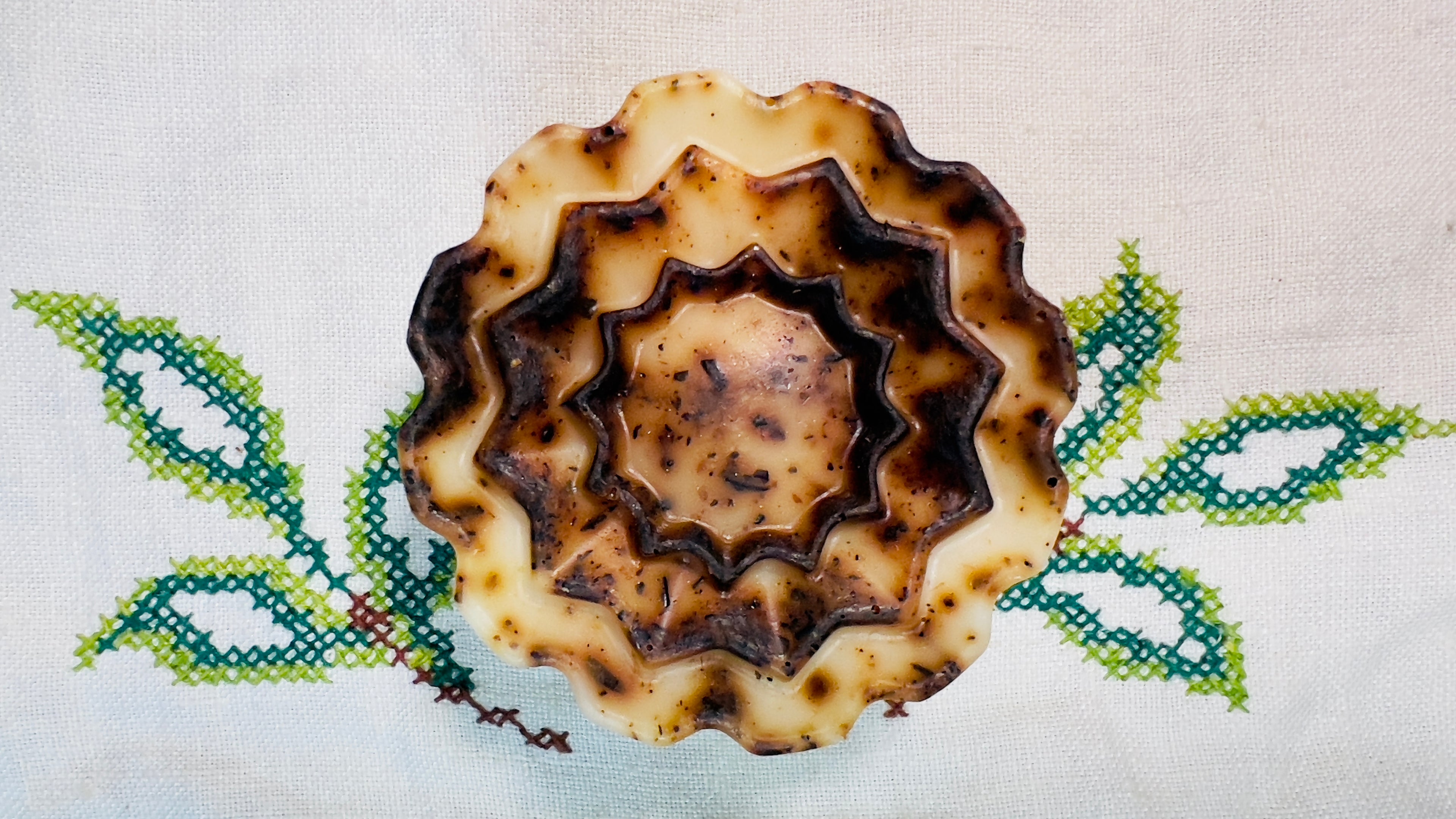 Floral homemade soap 